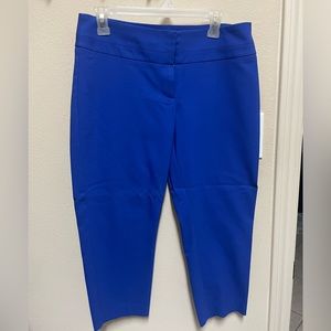 Blue capri slacks